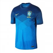 2020 Brazil Away Blue Soccer Jersey Shirt