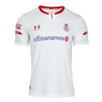 19-20 Toluca Away White Soccer Jersey Shirt