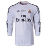 2013-14 Real Madrid UCL Final LS Home Retro Jersey