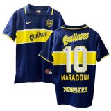 1997-1998 Boca Juniors Home Shirt Print Maradona #10