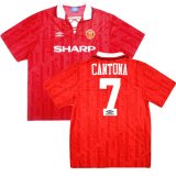 1992-1994 Man Utd Home Retro Cantona #7 Jersey