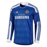2011-12 Chelsea Home LS UCL Final with CL Detail Retro Jersey