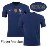 2022 France Home World Cup Final Jersey(Player Version)