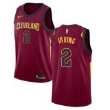 Men’s Cleveland Cavaliers Kyrie Irving #2 Wine Swingman Jersey