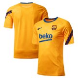 22-23 Barcelona Yellow Pre Match Shirt