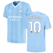 23-24 Manchester City Home Jersey GREALISH 10 Printing