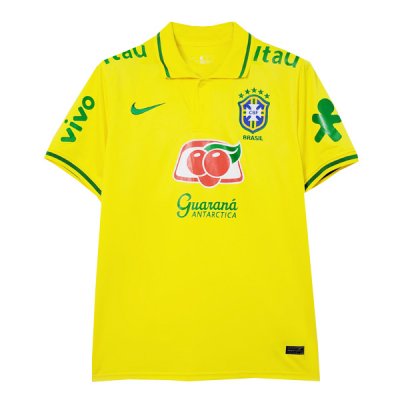22-23 Brazil Yellow Pre Match Polo Shirt