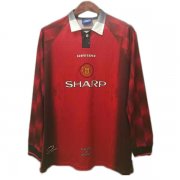 1996-1998 Manchester United Home Long Sleeve Jersey