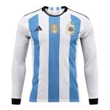 2022 Argentina Champion Version Home LS Jersey Third Star