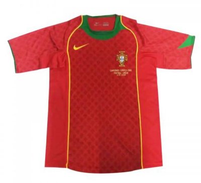 2004 Portugal Home Retro Jersey Shirt