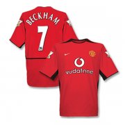 2002-2004 Manchester United Home Retro Jersey Beckham #7 Shirt