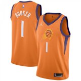 Men’s Phoenix Suns Jordan BOOKER #1 Orange Swingman Jersey