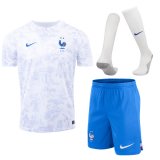 2022 France Away World Cup Jersey Men Full Kit
