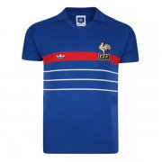 1984 France Home Retro Soccer Jersey