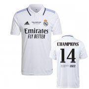 22-23 Real Madrid Champions 14 Home Jersey