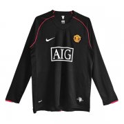 07-08 Manchester United Away Long Sleeve Retro Jersey