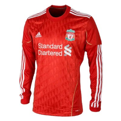 2011-12 Liverpool Home Long Sleeve Retro Jersey