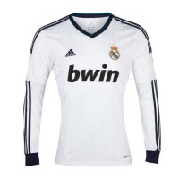 12-13 Real Madrid Home LS Retro Jersey
