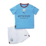 22-23 Manchester City Home Jersey Kids Kit