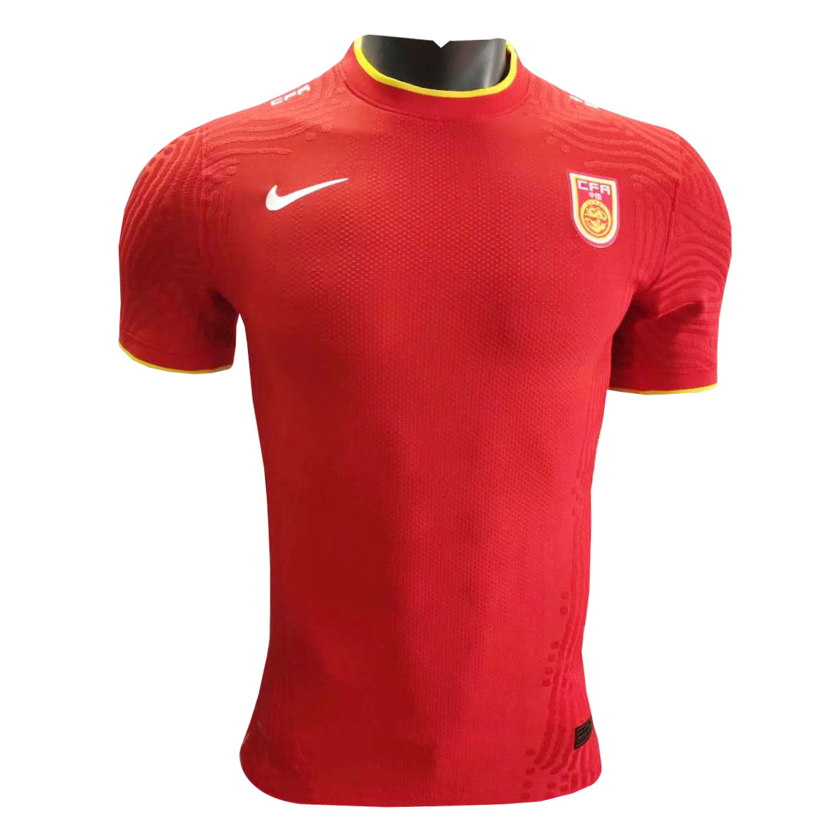 China Home Red Authentic Soccer Jersey 