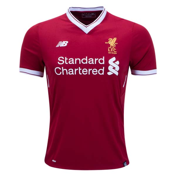 1718 Liverpool Home Soccer Jersey Shirt 