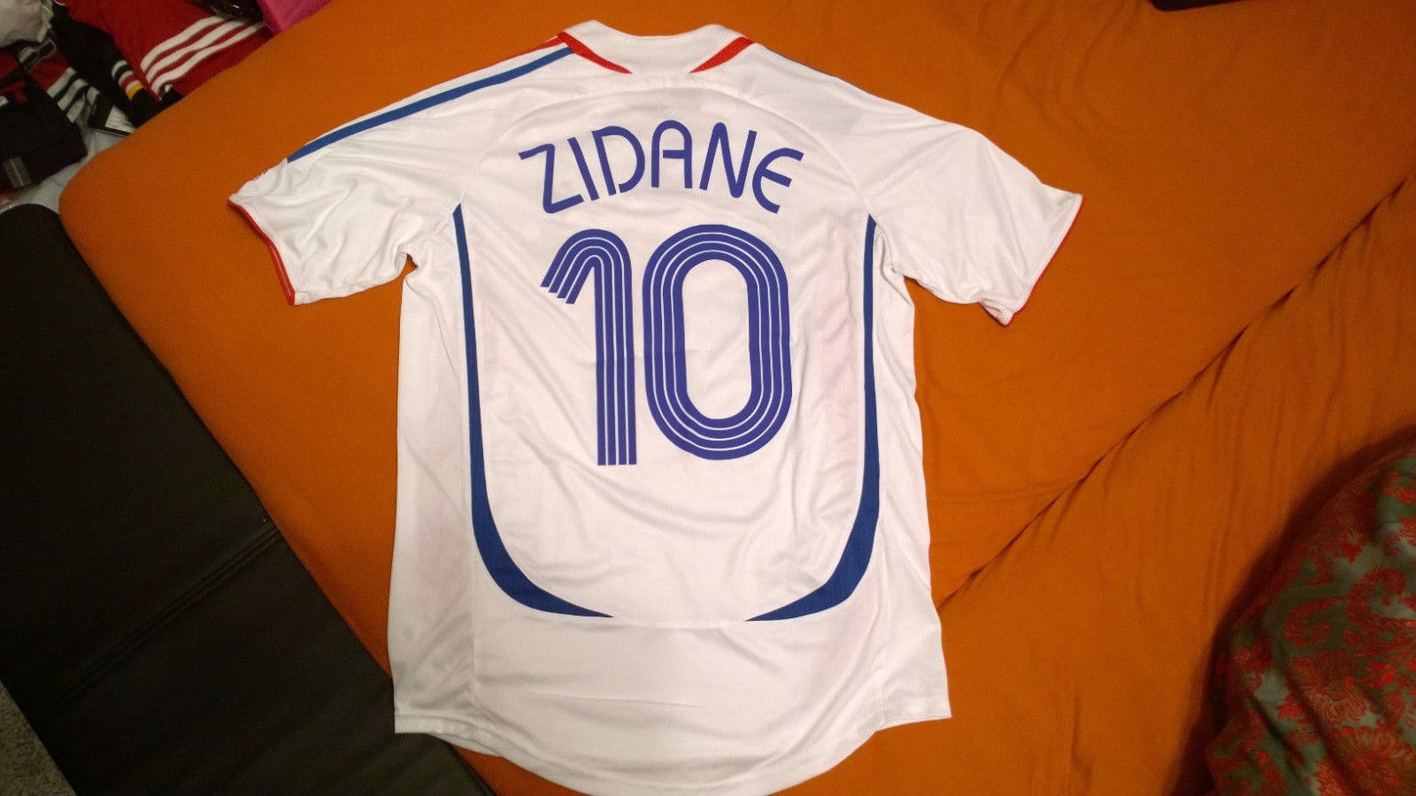 2006 World Cup Final France Away Retro Jersey ZIDNAE #10 Shirt