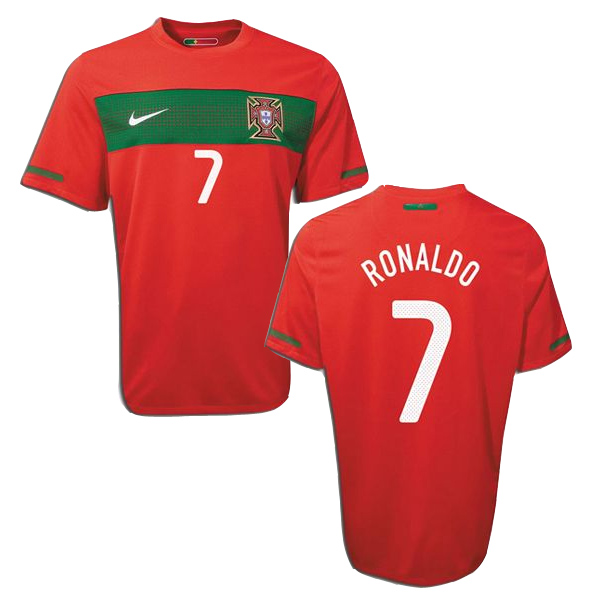 2010-2011 Portugal Home Retro soccer jersey
